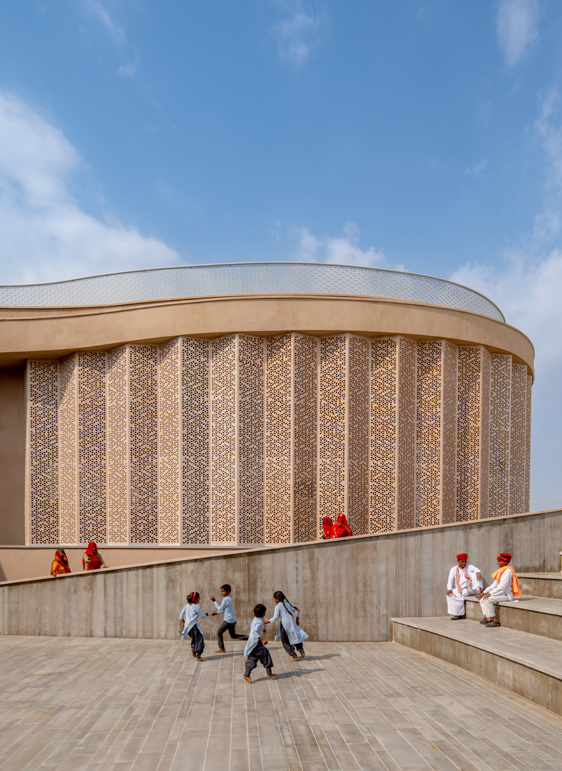 Dossier de presse | 1432-19 - Communiqué de presse | Centre communautaire du village de Nokha - SANJAY PURI ARCHITECTS - Architecture institutionnelle - Crédit photo : MR.VINAY PUNJWANI