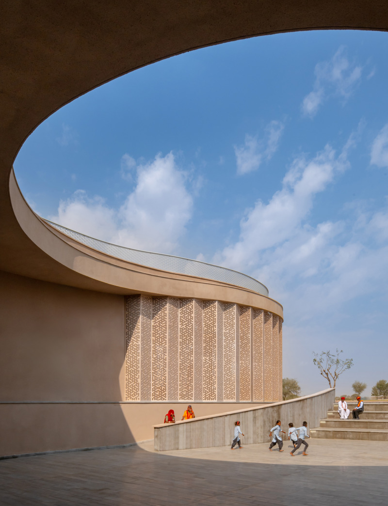 Dossier de presse | 1432-19 - Communiqué de presse | Centre communautaire du village de Nokha - SANJAY PURI ARCHITECTS - Architecture institutionnelle - Crédit photo : MR.VINAY PUNJWANI