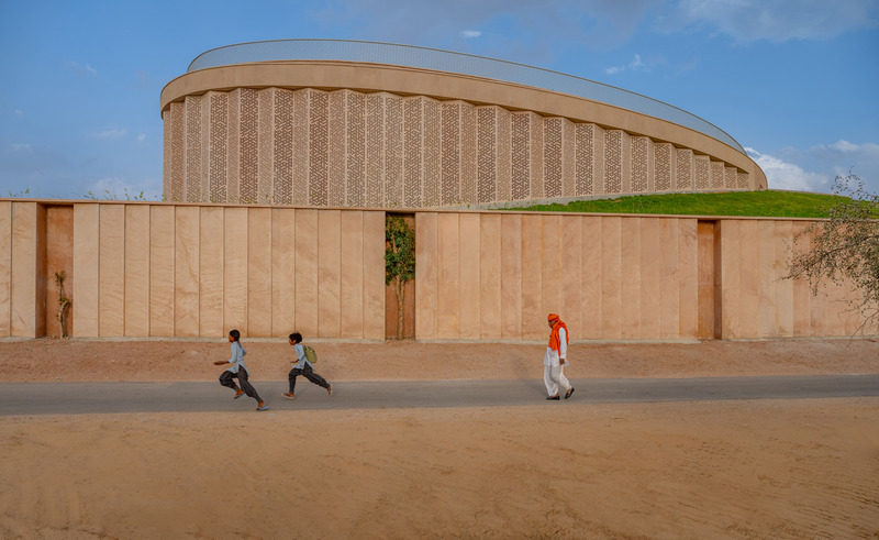 Dossier de presse | 1432-19 - Communiqué de presse | Centre communautaire du village de Nokha - SANJAY PURI ARCHITECTS - Architecture institutionnelle - Crédit photo : MR.VINAY PUNJWANI
