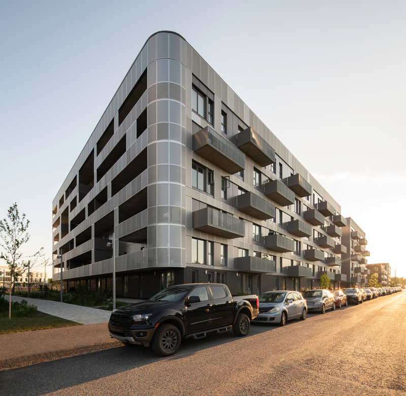 Dossier de presse | 675-11 - Communiqué de presse | Cité Angus II - Ædifica - Architecture résidentielle - Crédit photo : David Boyer