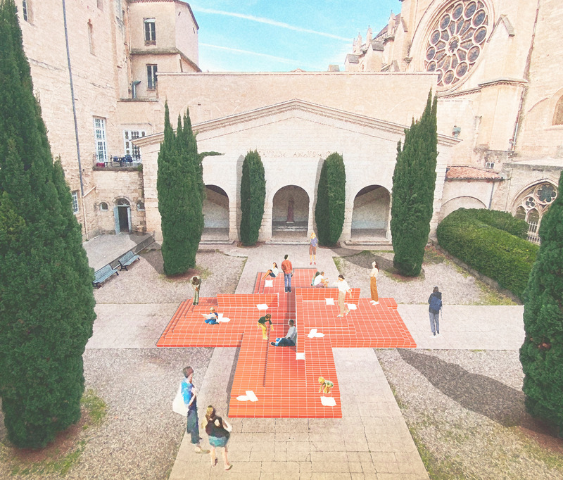 Dossier de presse | 982-51 - Communiqué de presse | Festival des Architectures Vives 2024 : équipes et projets - Association Champ Libre - Évènement + Exposition - <p>À VOS BRIQUES : Agence MAMA </p> - Crédit photo : MARINE MANCHON , HILDA AGUIRRE LEON &amp; BELEN ALVAREZ MORENO
