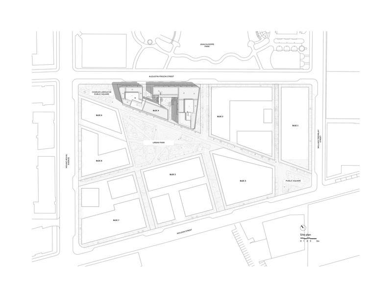 Dossier de presse | 675-11 - Communiqué de presse | Cité Angus II - Ædifica - Architecture résidentielle - Plan d'implantation - Crédit photo : Ædifica