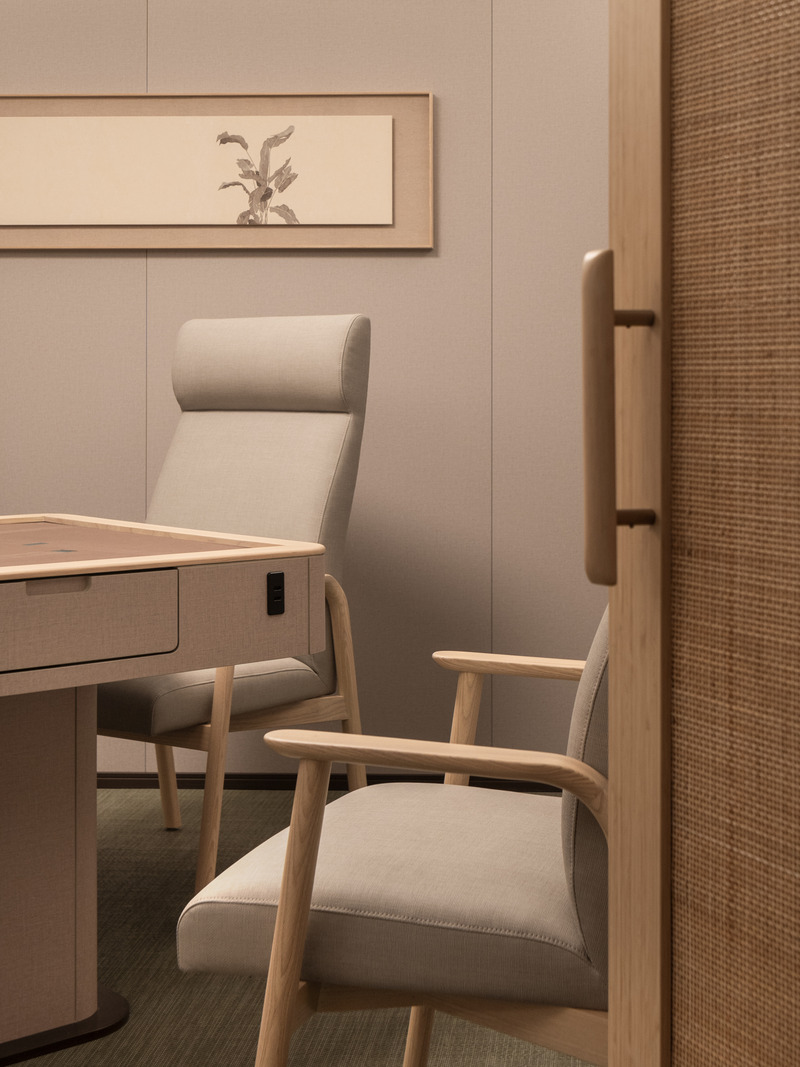 Press kit | 3531-12 - Press release | JI Hotel 5.0 version - Vermilion Zhou Design Group - Commercial Interior Design - The innovative "Tea Space" is designed to provide a private boundary at just the proper distance within social and leisure contexts, fostering a more relaxed and comfortable environment.<p><br></p> - Photo credit: Jian Quan Wu
