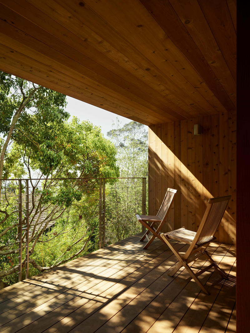 Dossier de presse | 6244-01 - Communiqué de presse | Buena Vista House - Rangr Studio Architecture - Architecture résidentielle - South Reading Deck - Crédit photo : Matthew Millman