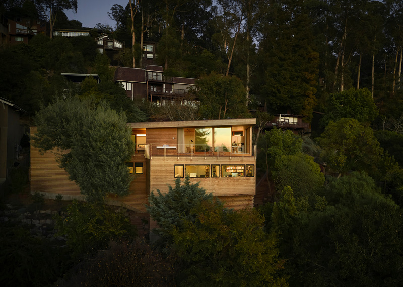 Dossier de presse | 6244-01 - Communiqué de presse | Buena Vista House - Rangr Studio Architecture - Architecture résidentielle - Drone Aerial View from West - Crédit photo : Matthew Millman