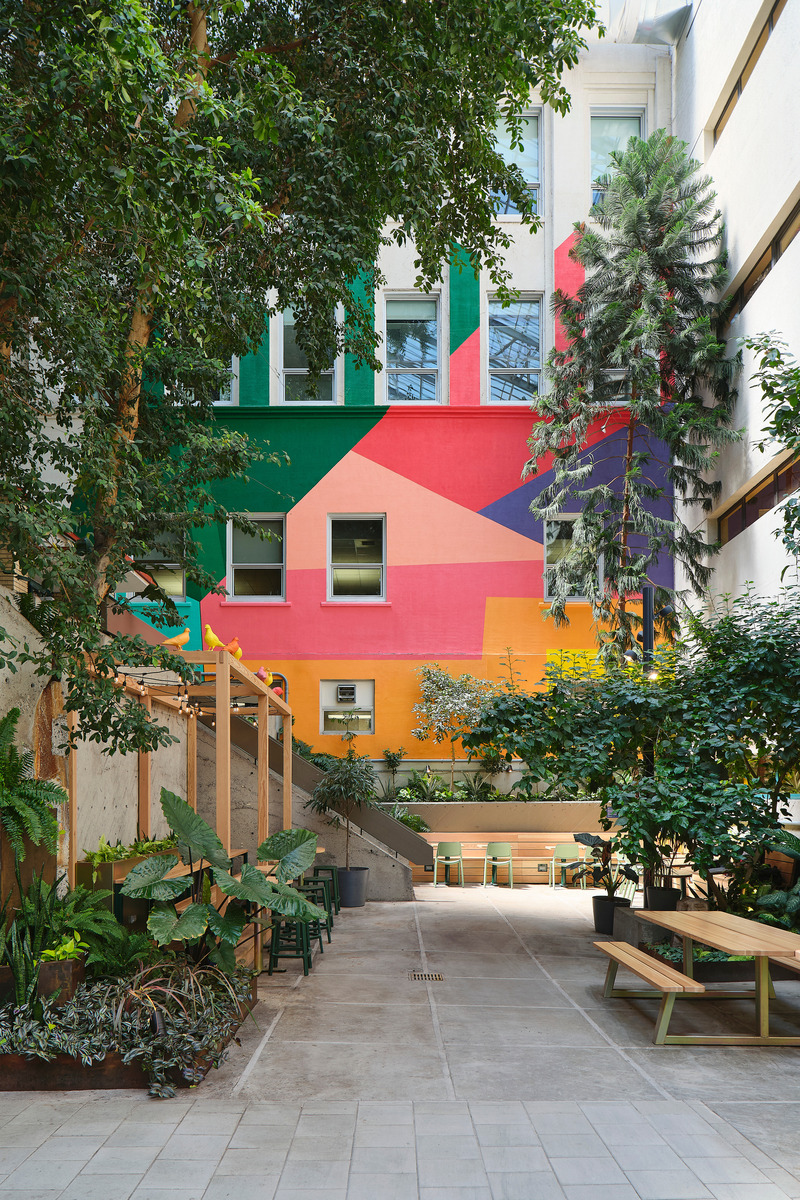 Press kit | 1299-13 - Press release | Collège de Maisonneuve - Interior Garden - Taktik Design - Landscape Architecture - Photo credit: Maxime Brouillet
