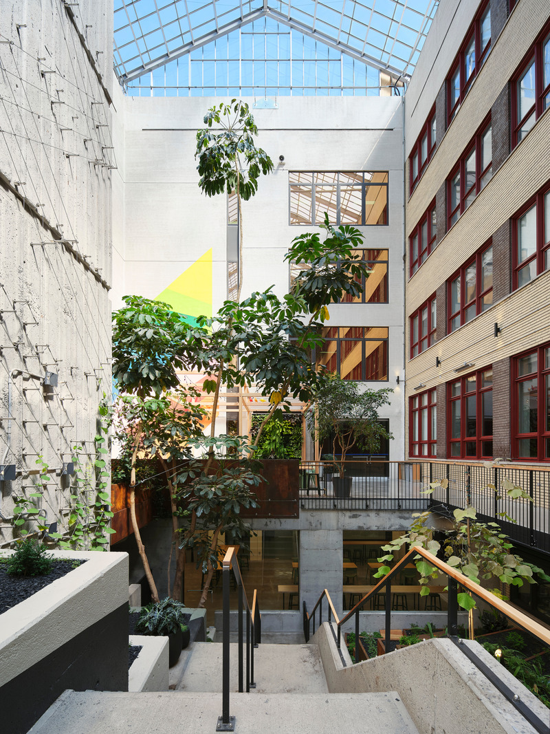 Press kit | 1299-13 - Press release | Collège de Maisonneuve - Interior Garden - Taktik Design - Landscape Architecture - Photo credit: Maxime Brouillet