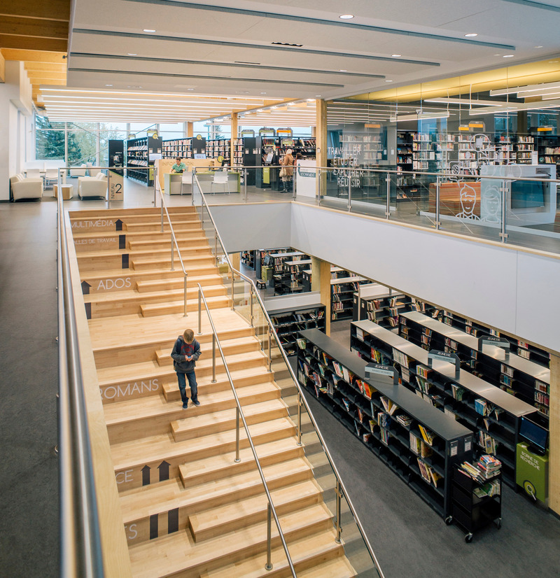 Dossier de presse | 916-18 - Communiqué de presse | Deux nouveaux associés chez MSDL Architectes - Menkès Shooner Dagenais LeTourneux Architectes - Évènement + Exposition - Bibliothèque Paul-Mercier, Blainville - Crédit photo : Yien Chao