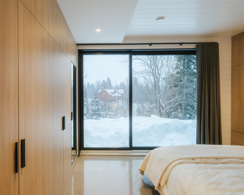 Press kit | 6813-02 - Press release | Des Cimes Residence - Patriarche - Residential Architecture - Bedroom - Photo credit: Patriarche