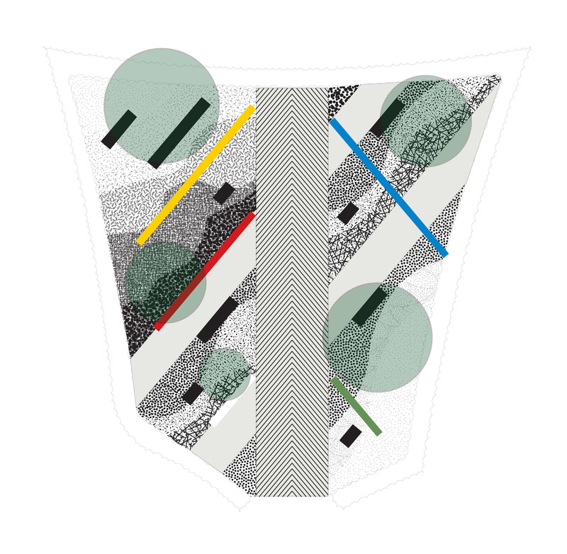 Press kit | 837-47 - Press release | Two International Garden Festivals Join Forces - International Garden Festival | Reford Gardens - Landscape Architecture - "FolkFlore", initial layout - Photo credit: LNpaysage and Champ Libre, studio créatif