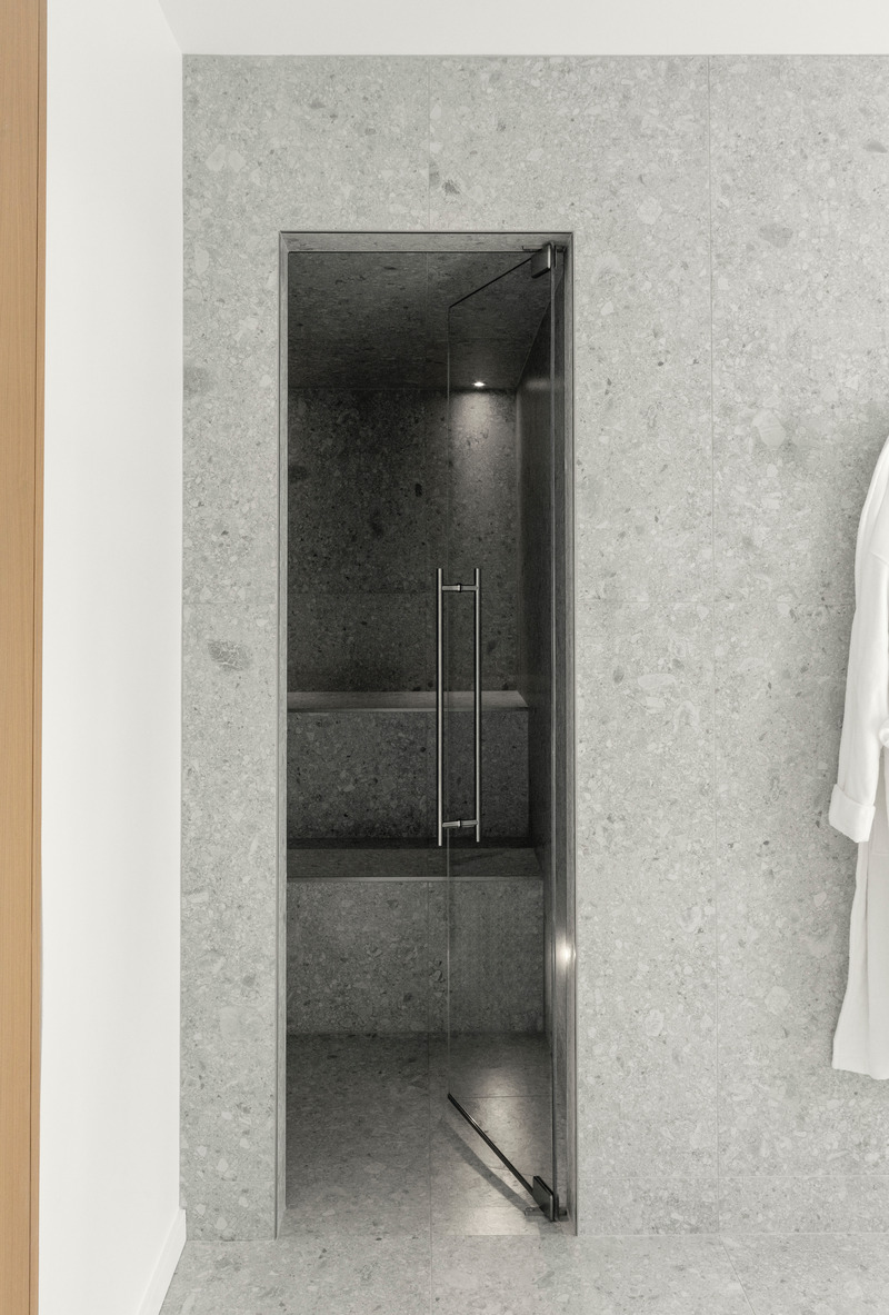 Press kit | 618-15 - Press release | Résidence de la Promenade - LemayMichaud - Residential Architecture - Hammam Bath - Photo credit: Jessy Bernier