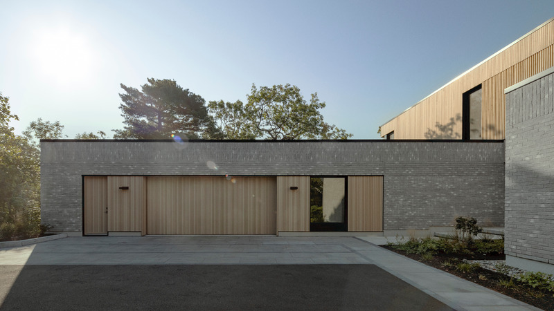 Press kit | 618-15 - Press release | Résidence de la Promenade - LemayMichaud - Residential Architecture - Garage - Photo credit: Jessy Bernier