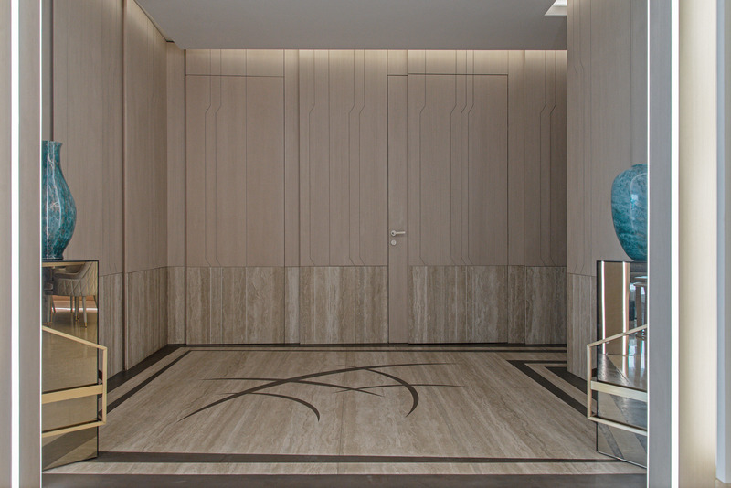 Dossier de presse | 3917-04 - Communiqué de presse | Casa K Residential Project - Wael Farran studio - Design d’intérieur résidentiel - Main Entrance Lobby - Crédit photo : Wael Khoury Photography