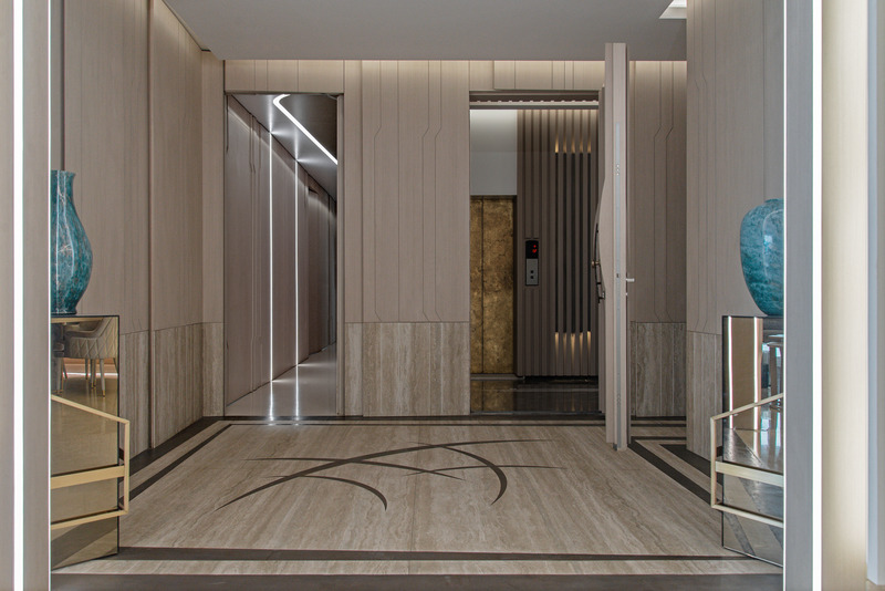 Dossier de presse | 3917-04 - Communiqué de presse | Casa K Residential Project - Wael Farran studio - Design d’intérieur résidentiel - Main Entrance Lobby - Crédit photo : Wael Khoury Photography