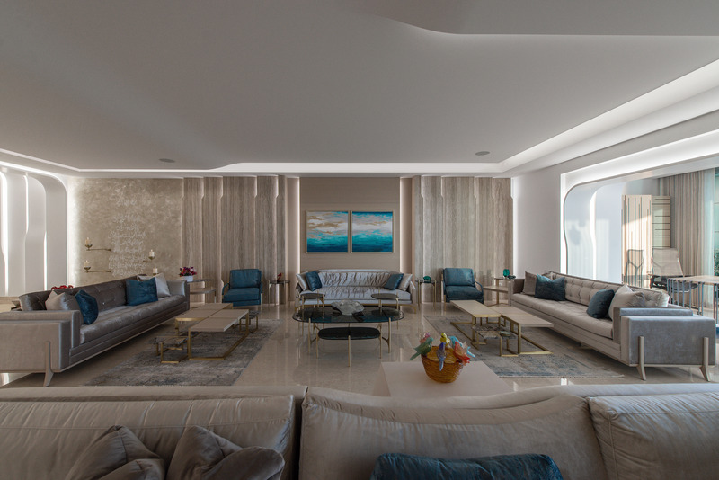 Dossier de presse | 3917-04 - Communiqué de presse | Casa K Residential Project - Wael Farran studio - Design d’intérieur résidentiel - Salon - Crédit photo : Wael Khoury Photography