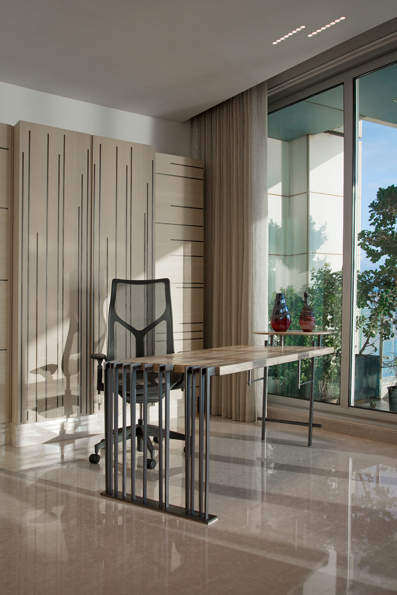 Dossier de presse | 3917-04 - Communiqué de presse | Casa K Residential Project - Wael Farran studio - Design d’intérieur résidentiel -  Office Area  - Crédit photo : Wael Khoury Photography