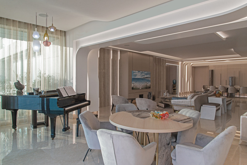 Dossier de presse | 3917-04 - Communiqué de presse | Casa K Residential Project - Wael Farran studio - Design d’intérieur résidentiel - Salon - Crédit photo : Wael Khoury Photography