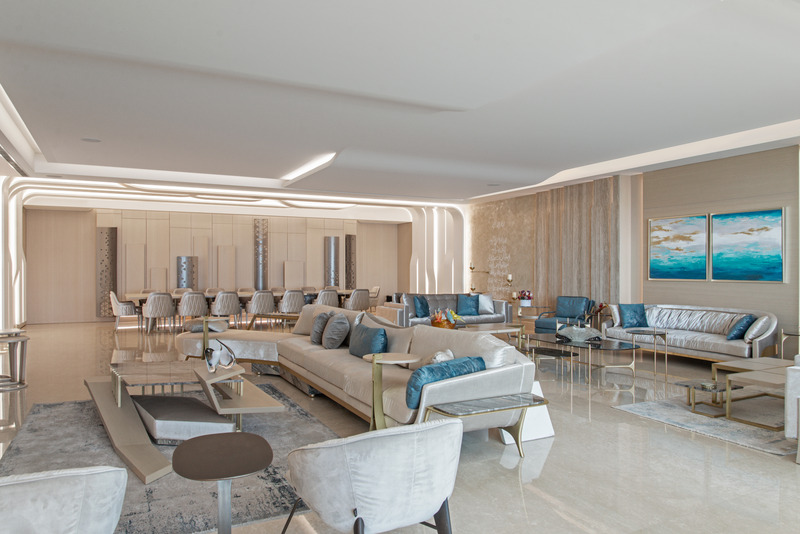 Dossier de presse | 3917-04 - Communiqué de presse | Casa K Residential Project - Wael Farran studio - Design d’intérieur résidentiel - Salon - Crédit photo : Wael Khoury Photography