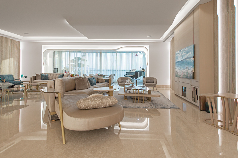 Dossier de presse | 3917-04 - Communiqué de presse | Casa K Residential Project - Wael Farran studio - Design d’intérieur résidentiel - Salon - Crédit photo : Wael Khoury Photography