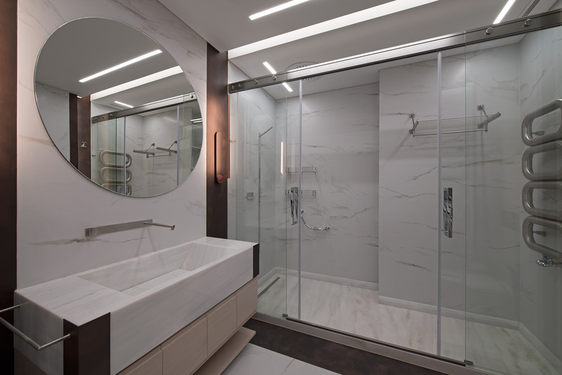 Dossier de presse | 3917-04 - Communiqué de presse | Casa K Residential Project - Wael Farran studio - Design d’intérieur résidentiel - Master Bathroom - Crédit photo : Wael Khoury Photography