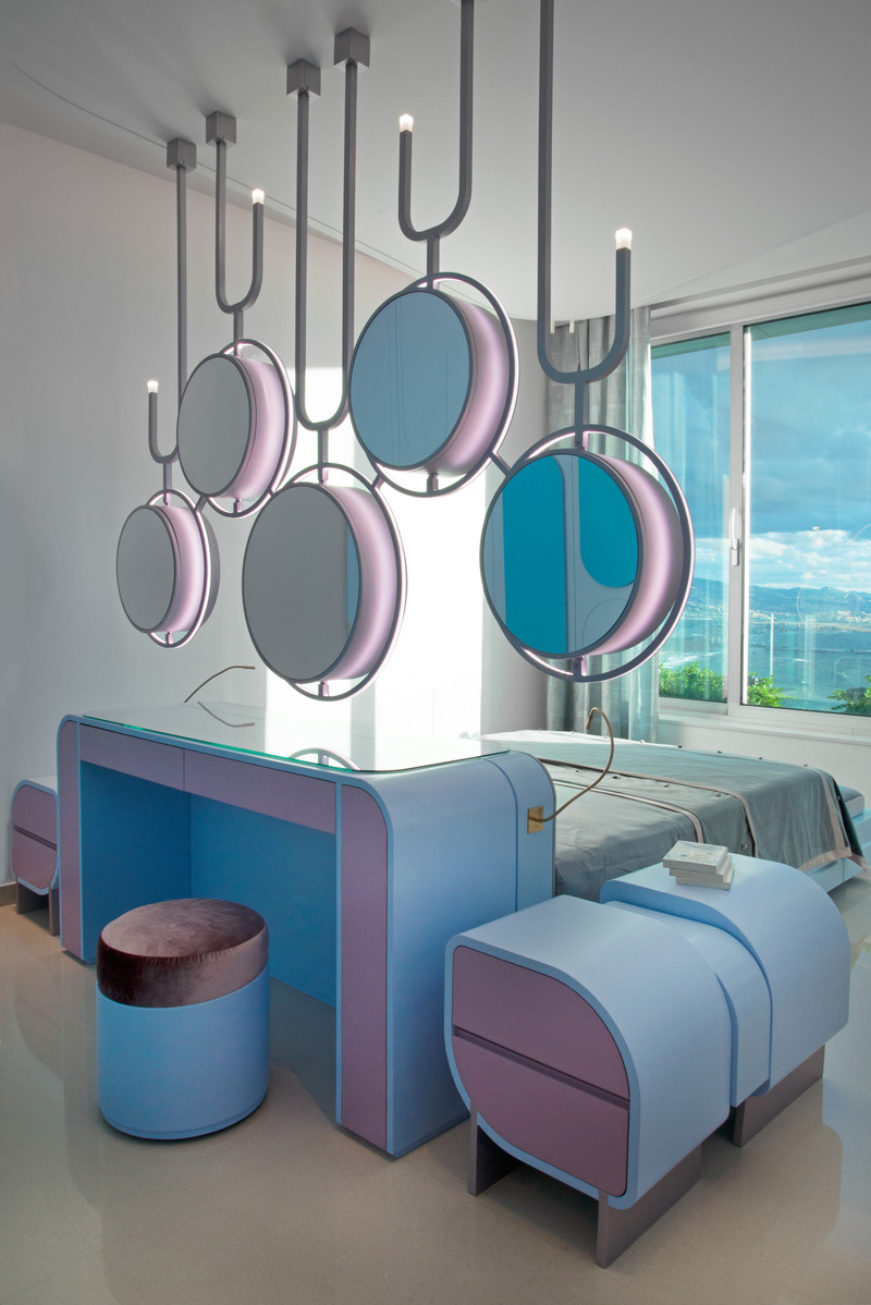 Dossier de presse | 3917-04 - Communiqué de presse | Casa K Residential Project - Wael Farran studio - Design d’intérieur résidentiel - Bedroom 2 - Crédit photo : Wael Khoury Photography