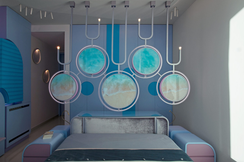 Dossier de presse | 3917-04 - Communiqué de presse | Casa K Residential Project - Wael Farran studio - Design d’intérieur résidentiel - Bedroom 2 - Crédit photo : Wael Khoury Photography