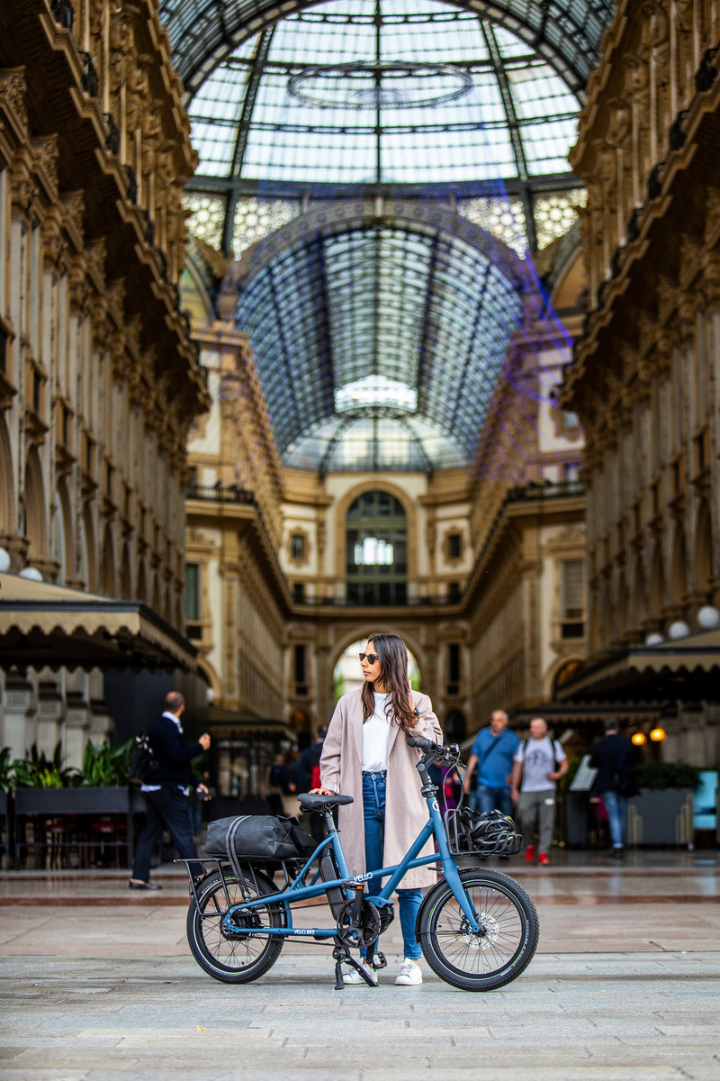 Press kit | 1833-07 - Press release | VELLO Showcases its Lightest Folding and Cargo Bikes at Rinascente Piazza Duomo During Milan Design Week - VELLO Bike - Event + Exhibition - Photo credit: Felix Busso for VELLO Bike
