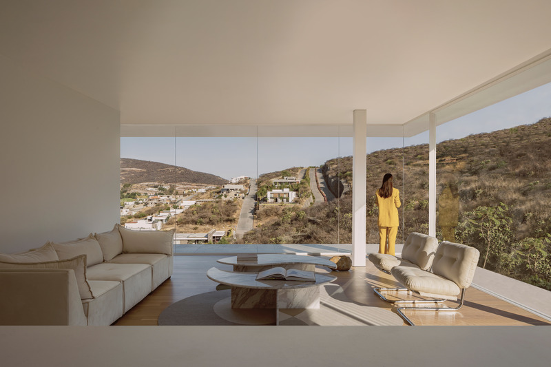 Dossier de presse | 5118-04 - Communiqué de presse | Shi house - HW Studio - Architecture résidentielle - Livingroom - Crédit photo : Cesar Bejar