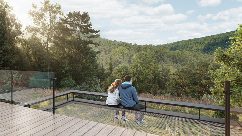 Press kit | 880-21 - Press release | Havres Montcalm - MU Architecture - Real Estate - Outdoor Net - Photo credit:  Studio 57 for MU Architecture 