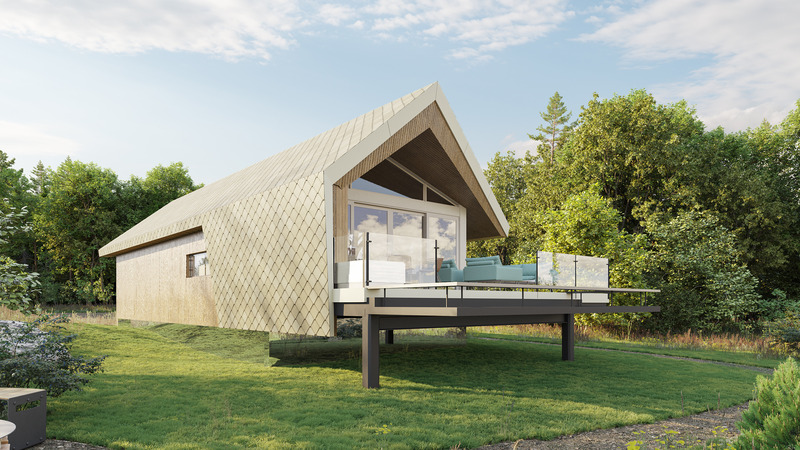 Press kit | 880-21 - Press release | Havres Montcalm - MU Architecture - Real Estate - Havre 04- Beige Roof - Photo credit:  Studio 57 for MU Architecture 
