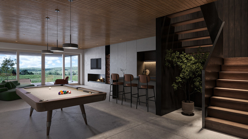 Press kit | 880-21 - Press release | Havres Montcalm - MU Architecture - Real Estate - Havre 01-02 Garden Level - Photo credit:  Studio 57 for MU Architecture 