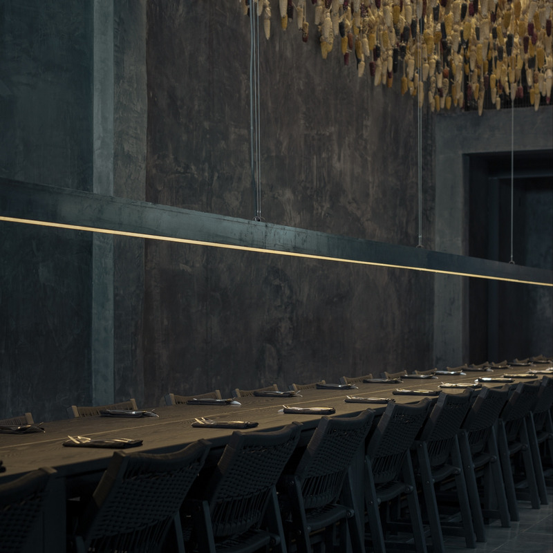 Dossier de presse | 4709-07 - Communiqué de presse | Dezeen Awards 2024 Launches to Find the World's Best Buildings, Interiors and Design - Dezeen - Concours -  <p>Interiors project of the year 2023</p><p style="">Restaurant and bar interior	</p><p>Xokol	Ruben by Valdez Practice</p>  - Crédit photo : Rafael Palacios Macías / Funciono 