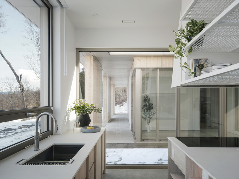 Press kit | 5174-05 - Press release | Harmonious Fusion with Nature: 46N74O Alt. 280, the Latest Residential Project From blanchette archi.design - blanchette archi.design - Residential Architecture - Photo credit: Welldone.archi
