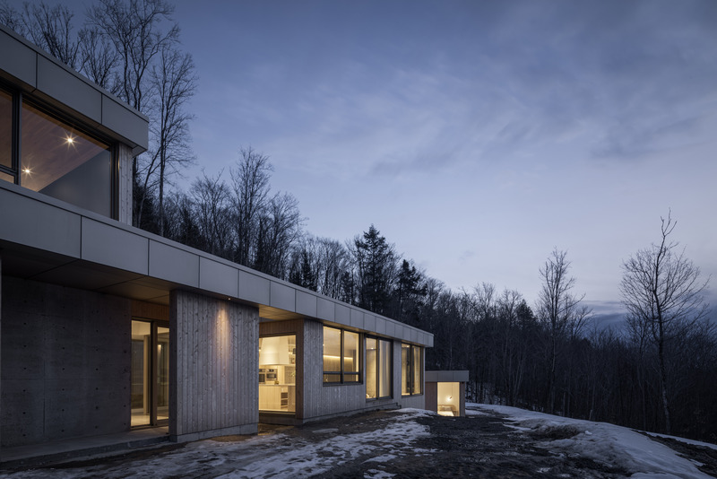 Press kit | 5174-05 - Press release | Harmonious Fusion with Nature: 46N74O Alt. 280, the Latest Residential Project From blanchette archi.design - blanchette archi.design - Residential Architecture - Photo credit: Welldone.archi
