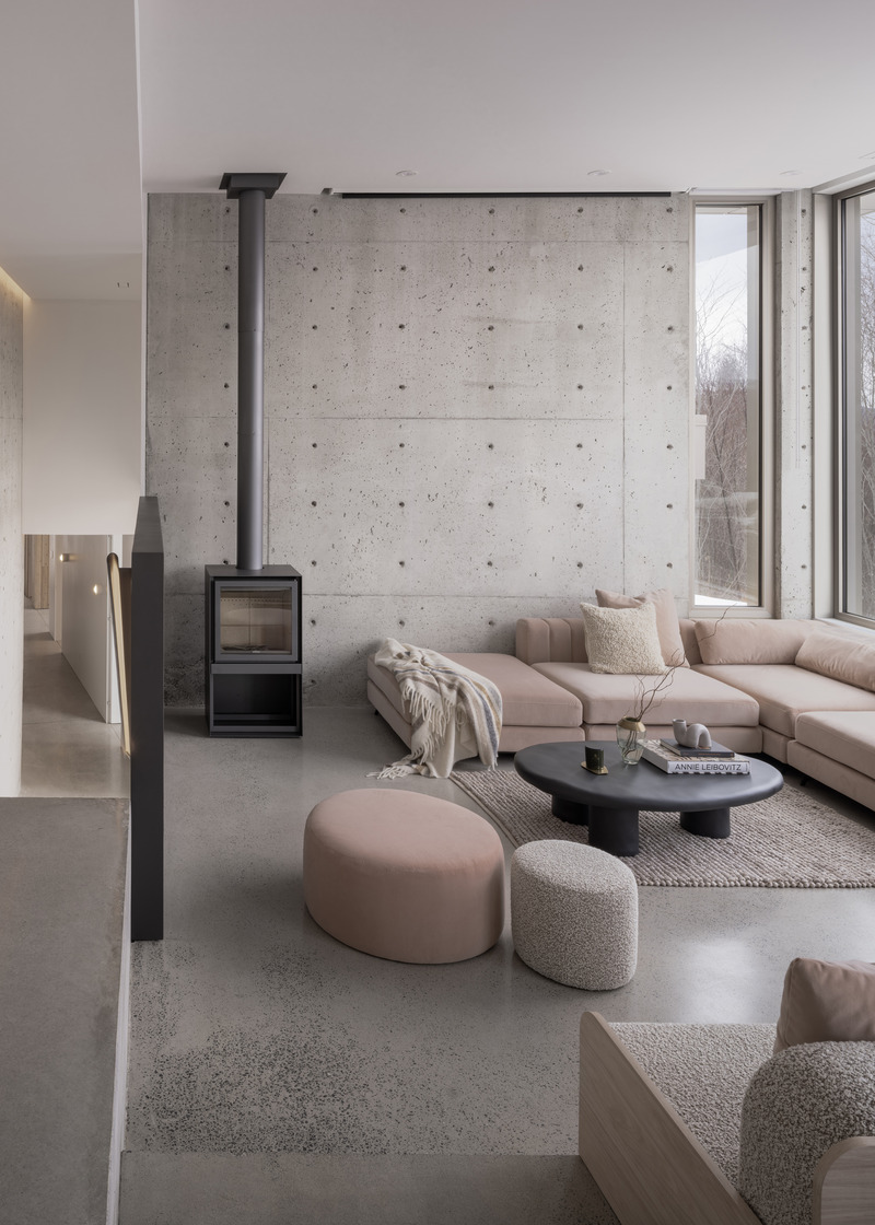 Press kit | 5174-05 - Press release | Harmonious Fusion with Nature: 46N74O Alt. 280, the Latest Residential Project From blanchette archi.design - blanchette archi.design - Residential Architecture - Photo credit: Welldone.archi