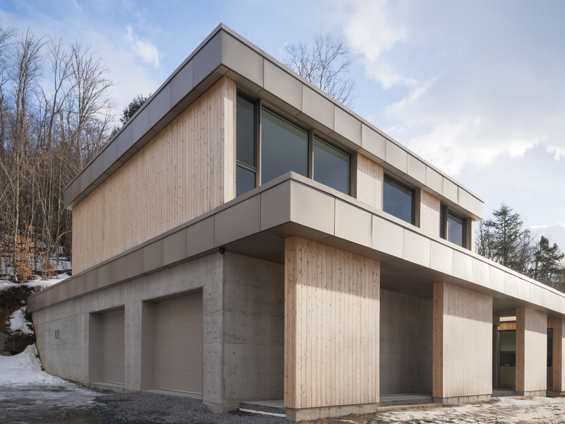 Press kit | 5174-05 - Press release | Harmonious Fusion with Nature: 46N74O Alt. 280, the Latest Residential Project From blanchette archi.design - blanchette archi.design - Residential Architecture - Photo credit: Welldone.archi