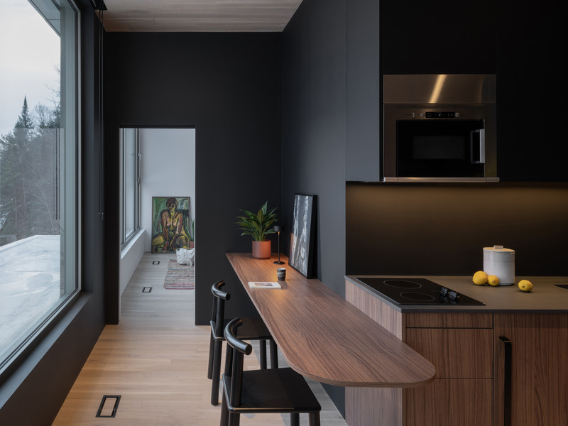 Press kit | 5174-05 - Press release | Harmonious Fusion with Nature: 46N74O Alt. 280, the Latest Residential Project From blanchette archi.design - blanchette archi.design - Residential Architecture - Photo credit: Welldone.archi