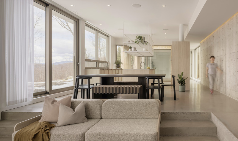 Press kit | 5174-05 - Press release | Harmonious Fusion with Nature: 46N74O Alt. 280, the Latest Residential Project From blanchette archi.design - blanchette archi.design - Residential Architecture - Photo credit: Welldone.archi