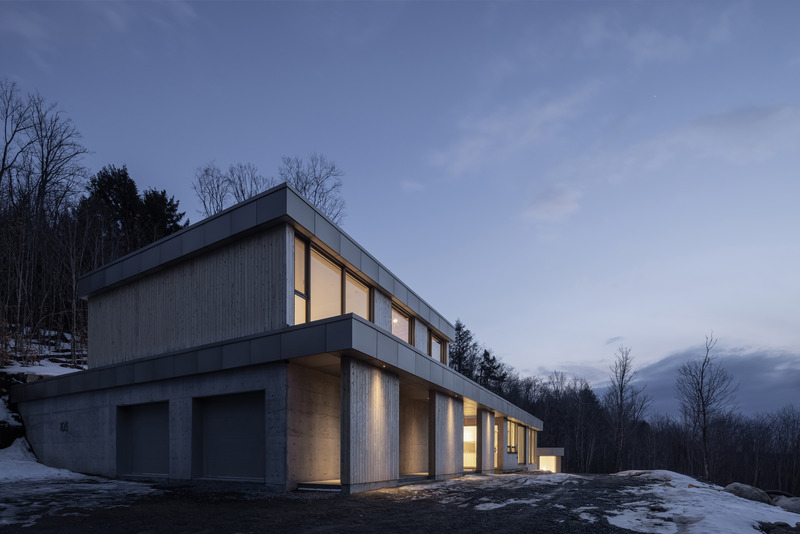 Press kit | 5174-05 - Press release | Harmonious Fusion with Nature: 46N74O Alt. 280, the Latest Residential Project From blanchette archi.design - blanchette archi.design - Residential Architecture - Photo credit: Welldone.archi
