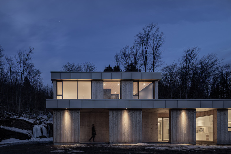 Press kit | 5174-05 - Press release | Harmonious Fusion with Nature: 46N74O Alt. 280, the Latest Residential Project From blanchette archi.design - blanchette archi.design - Residential Architecture - Photo credit: Welldone.archi