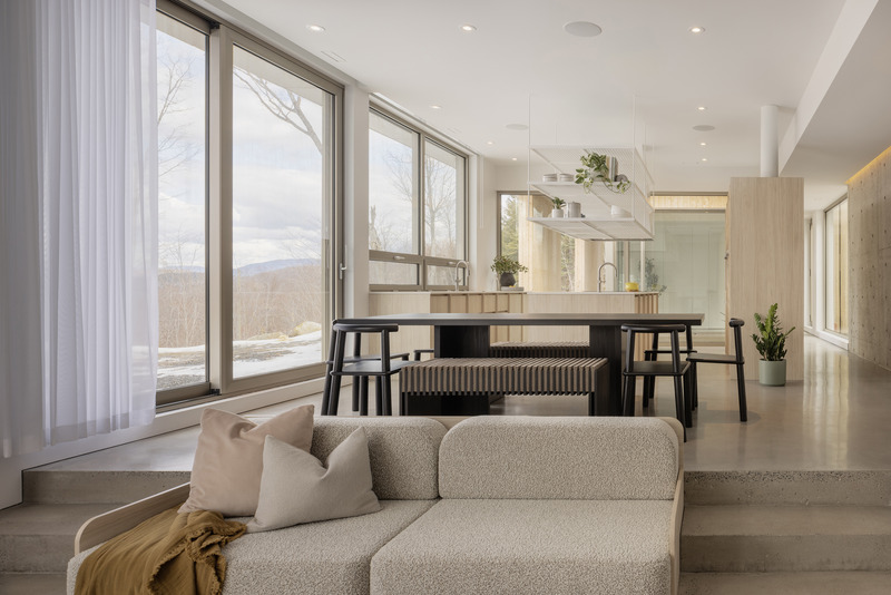 Press kit | 5174-05 - Press release | Harmonious Fusion with Nature: 46N74O Alt. 280, the Latest Residential Project From blanchette archi.design - blanchette archi.design - Residential Architecture - Photo credit: Welldone.archi