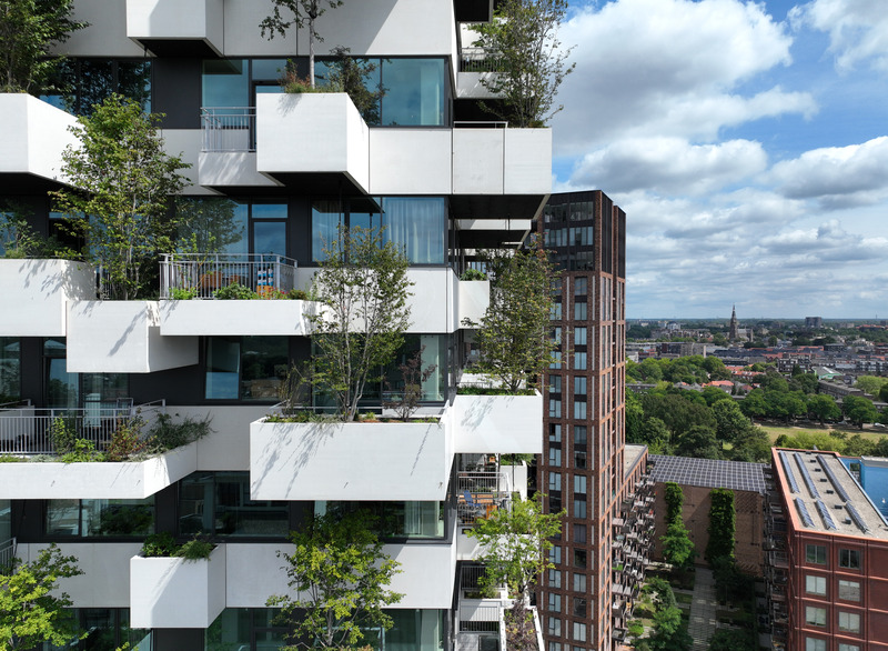 Dossier de presse | 1071-23 - Communiqué de presse | Finalists Announced for 12th Annual A+Awards in Architecture - Architizer - Architecture résidentielle - Trudo Vertical Forest by Stefano Boeri Architetti (Finalist, Sustainable Multi-Unit Housing) - Crédit photo : Stam + De Koning Bouw
