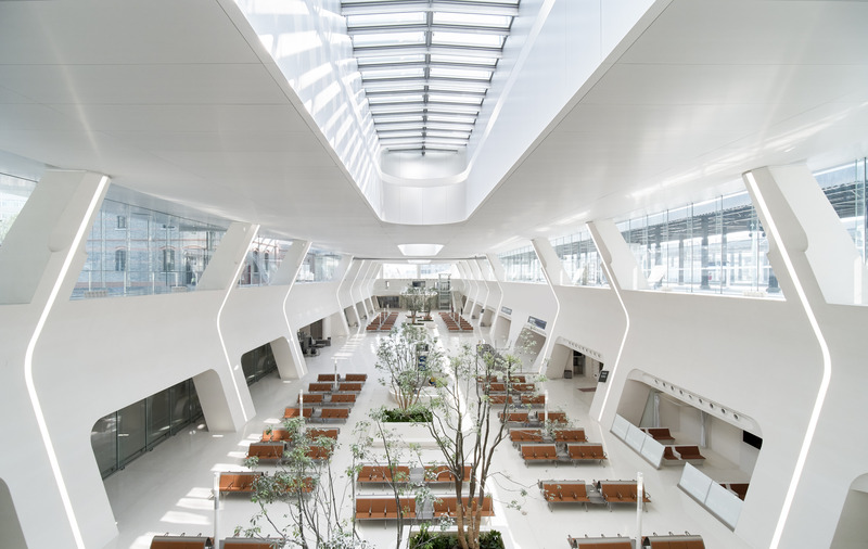 Dossier de presse | 1071-23 - Communiqué de presse | Finalists Announced for 12th Annual A+Awards in Architecture - Architizer - Architecture résidentielle - Jiaxing Train Station by MAD Architects (Finalist, Sustainable Transportation Project) - Crédit photo : Aogvision