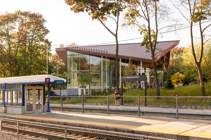Press kit | 1303-23 - Press release | The New Montreal West Station’s Pavilion by Sid Lee Architecture Elevates the Public Transport Experience - Sid Lee Architecture - Institutional Architecture - Photo credit: David Boyer