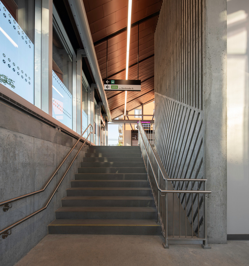 Press kit | 1303-23 - Press release | The New Montreal West Station’s Pavilion by Sid Lee Architecture Elevates the Public Transport Experience - Sid Lee Architecture - Institutional Architecture - Photo credit: David Boyer