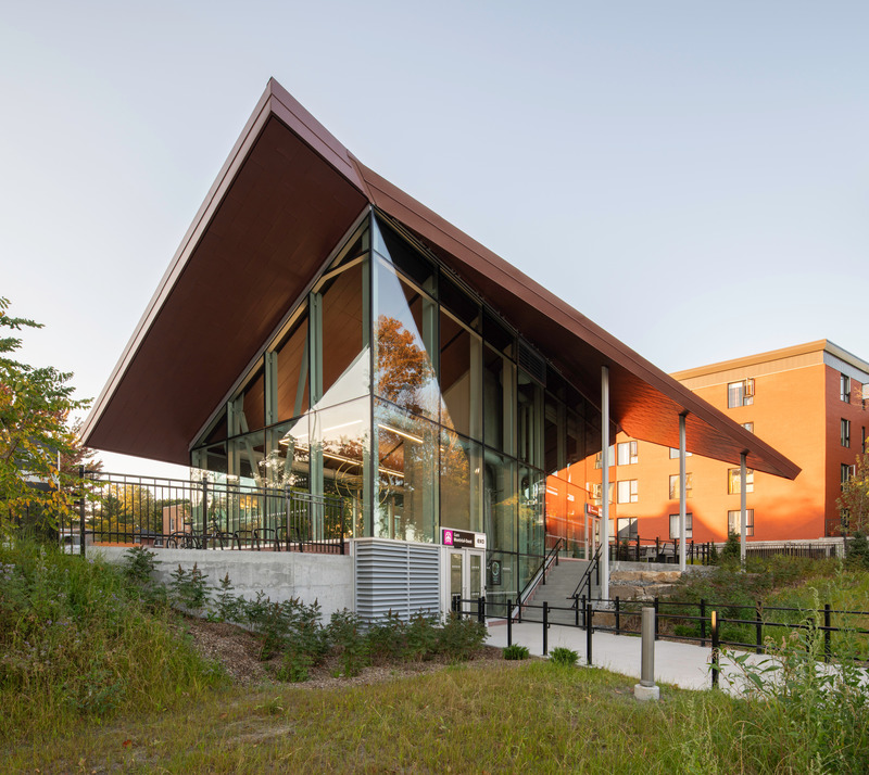 Press kit | 1303-23 - Press release | The New Montreal West Station’s Pavilion by Sid Lee Architecture Elevates the Public Transport Experience - Sid Lee Architecture - Institutional Architecture - Photo credit: David Boyer