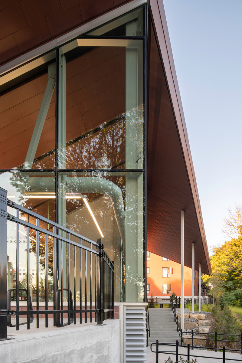 Press kit | 1303-23 - Press release | The New Montreal West Station’s Pavilion by Sid Lee Architecture Elevates the Public Transport Experience - Sid Lee Architecture - Institutional Architecture - Photo credit: David Boyer