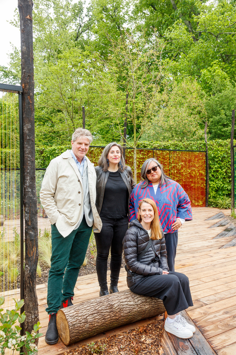 Press kit | 837-47 - Press release | Two International Garden Festivals Join Forces - International Garden Festival | Reford Gardens - Landscape Architecture - Alexander Reford (Jardins de Métis/Reford Gardens), Ève De Garie-Lamanque (Jardins de Métis/Reford Gardens), Émilie Tanguay-Pelchat (Champ Libre, studio créatif) et Luu-Thuy Nguyen (LNpaysage) - Photo credit: Eric Sander