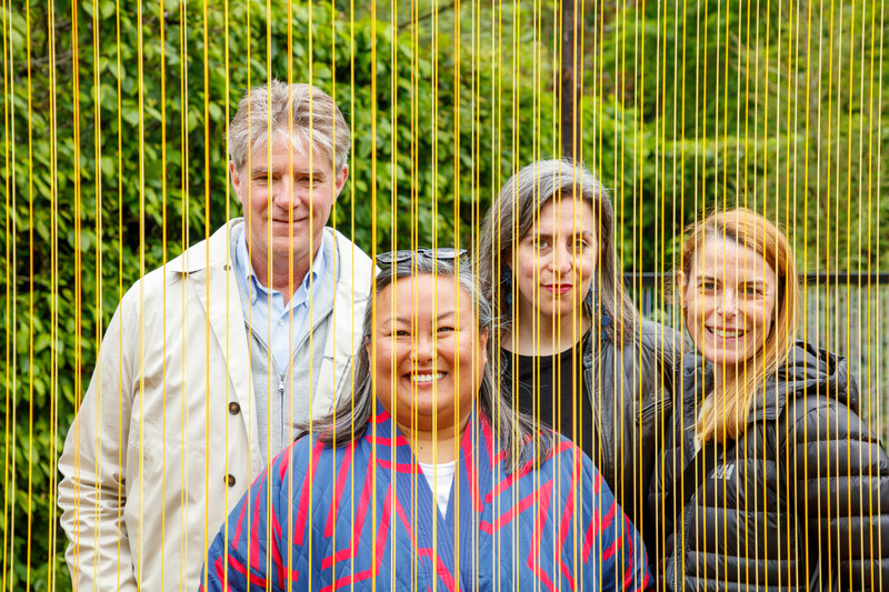 Press kit | 837-47 - Press release | Two International Garden Festivals Join Forces - International Garden Festival | Reford Gardens - Landscape Architecture - Alexander Reford (Jardins de Métis/Reford Gardens), Ève De Garie-Lamanque (Jardins de Métis/Reford Gardens), Émilie Tanguay-Pelchat (Champ Libre, studio créatif) et Luu-Thuy Nguyen (LNpaysage) - Photo credit: Eric Sander