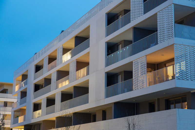 Dossier de presse | 921-15 - Communiqué de presse | Les Jardins de Verchant : programme de logements à Montpellier - NBJ Architectes - Architecture résidentielle - Crédit photo :  Paul Kozlowski 